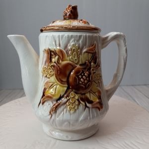 Vintage 1960s Nevco Japan Woodland Teapot